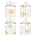thumbnail image 2 of Picia Wheat Pattern Tissue Box Cover,PVC Leather Square Holder,Tissue Box Holder with Magnetic Bottom,Facial Paper Organizer Dispenser-5.2"X5.2"X5.2", 2 of 8