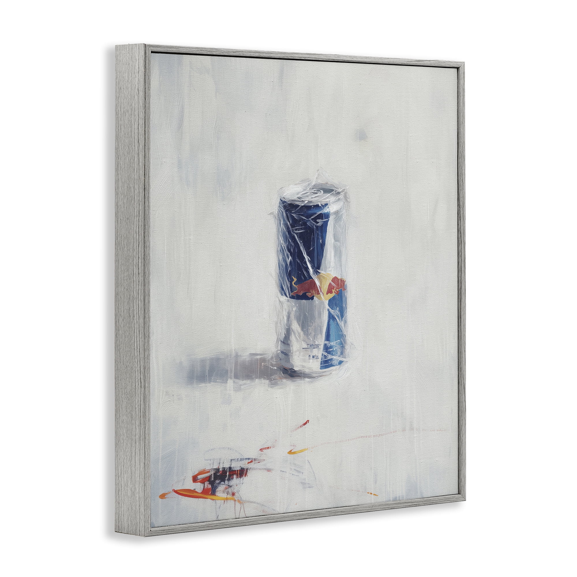 Stupell Industries Creative Energy Drink Gray Framed Giclee Art, design by Svetlana Aleynikova