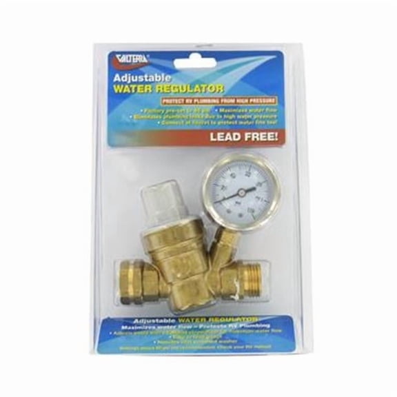 VALTERRA LLC A011117VP Fresh Water Pressure Regulator- Brass