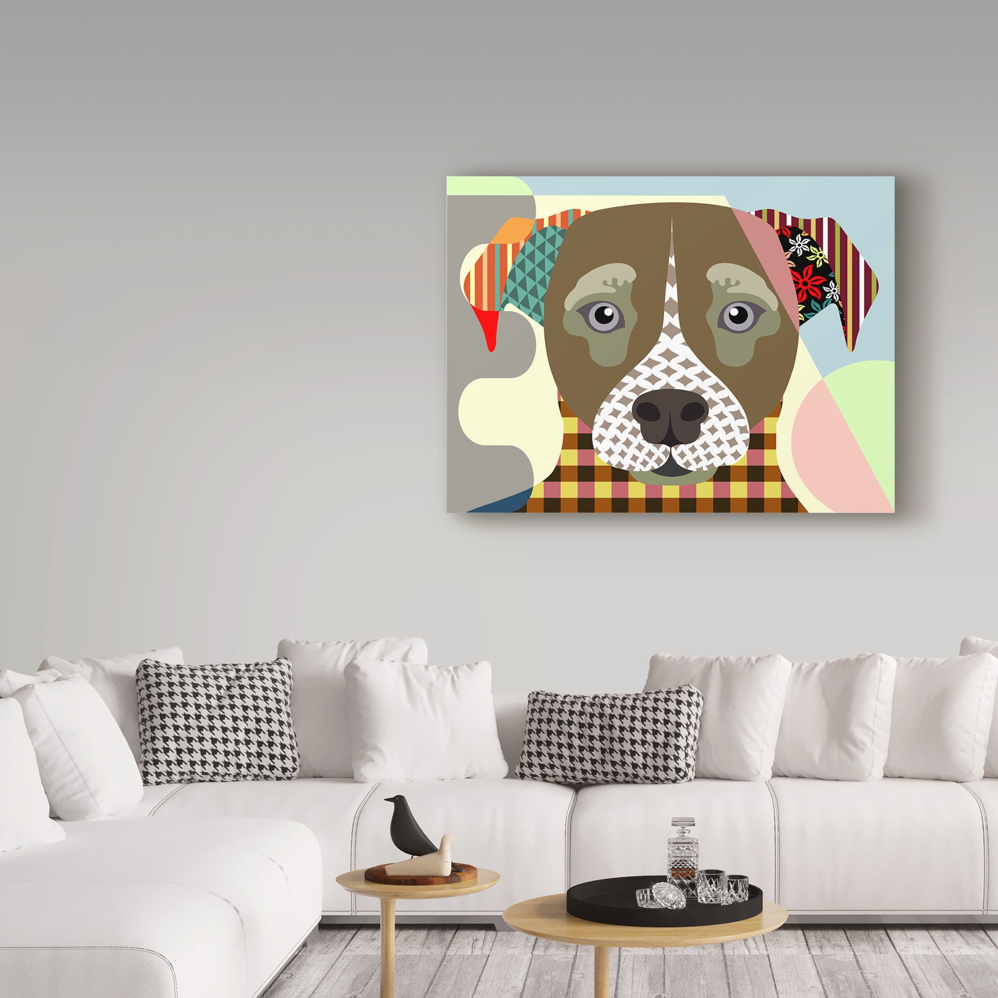 Trademark Fine Art 'Jack Russell' Canvas Art by Lanre Adefioye
