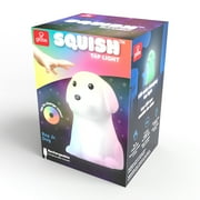 Globe Electric LED White Dog Multicolor Silicone Kids Night Light, 5.71 H x 4.65 W