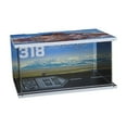 thumbnail image 1 of Estuche de exposición para estacionamiento a escala 1:32, Mini caja organizadora de almacenamiento para coche, diseño realista, soporte de exhibición azul, 1 of 8