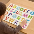 thumbnail image 2 of Qocolcyl Wooden Alphabet Puzzle Board,Upper Lower Case ABC Letter Matching Toy,Montessori Toddler Early Literacy Learning Game,Kids Preschool Wooden Letter Puzzle for Christmas Holiday Birthday Gift, 2 of 8