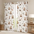thumbnail image 2 of Erosebridal Cartoon Cute Bear Curtains Pack of 2 (42x84 Each),Rustic Farmhouse Pine Cone Curtains Blackout For Girls Boys, 2 of 7