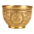 thumbnail image 2 of Abbracc Creative Planter Vase Ornament Basin Statue Decor Floral Holder Handicraft Brass, 2 of 9