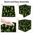 thumbnail image 4 of Alien Foldable Toy Box with Handle, 10.8"x10.5"x10.6", Large Capacity Storage Containers, Storage Cubes, Storage Baskets, 4 of 6