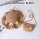 thumbnail image 3 of 52-54 cm circunferencia del sombrero sombrero para niños Sombrero de Paja de verano protector solar sombrero de playa sombrero para el sol y conjunto de bolsa de paja, 3 of 6