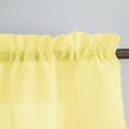 thumbnail image 2 of Kate Aurora Living Crystal Sheer Double Layered Rod Pocket Ascot Window Valances - Assorted Colors, 2 of 3