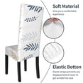 thumbnail image 6 of Flower Branch Dining Chair Slipcovers Chair Protectors Seat Covers For Dining Room Hotel Kitchen Wreath Lease Marriage, 6 of 8