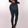 thumbnail image 3 of Fnochy Womens Classic High Waisted Skinny Stretch Butt Lifting Jeans Slim Fit Denim Pants, 3 of 4