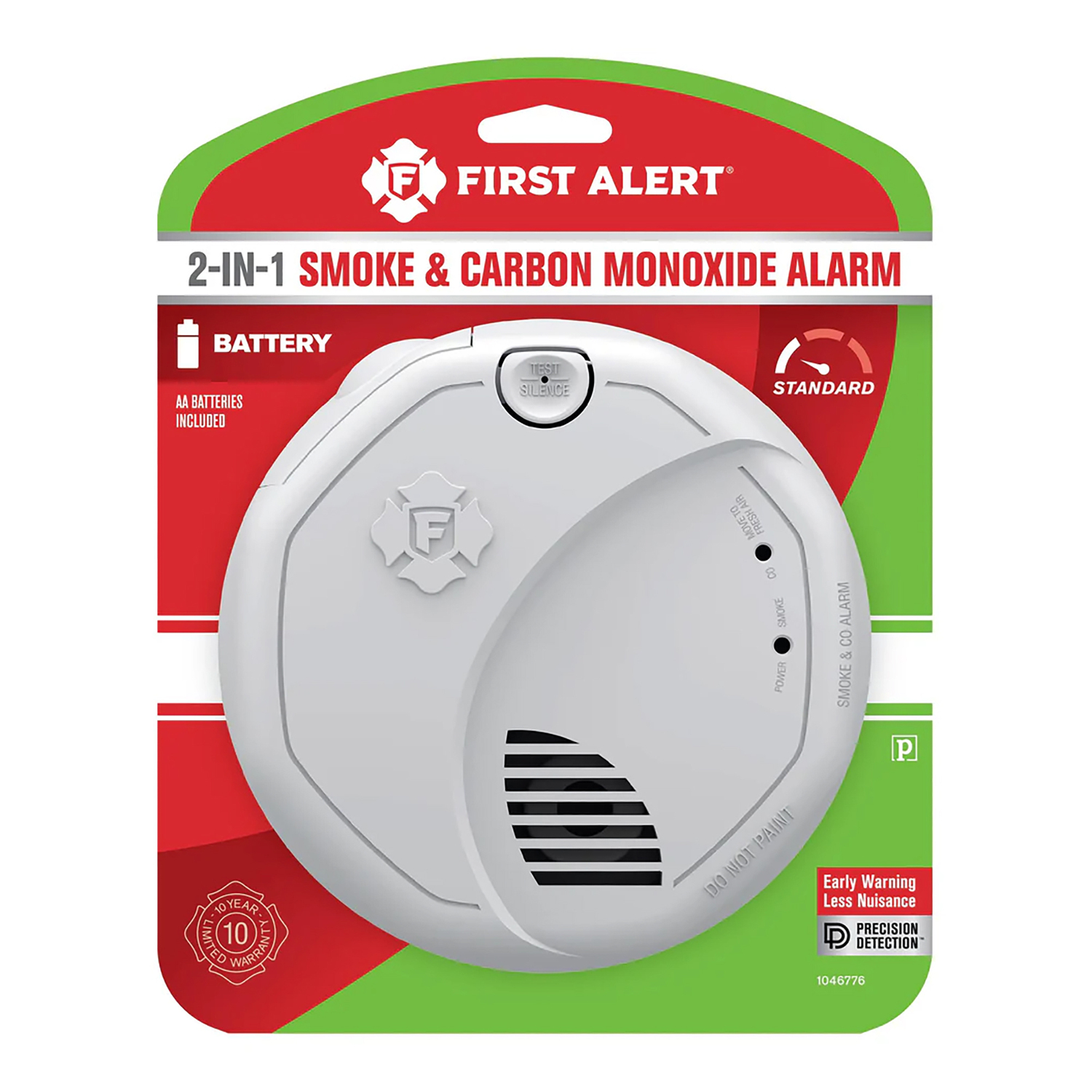 First Alert 2-in-1 Smoke and CO Alarm, Battery-Operated photo 6