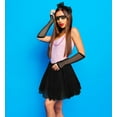 thumbnail image 2 of Loritta 80s Costumes for Women Fancy Outfit Accessories Set with Fishnet Gloves Leg Warmers Tutu Skirts for Theme Party, 2 of 7