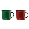 thumbnail image 1 of Asobu Happy Camper Enamel Stainless Mug 16oz Set of 2, 1 of 3