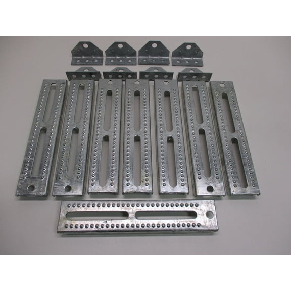 (8) Boat Pontoon Trailer 12" Bolster Bunk Board Adjustable Swivel Bracket Kits