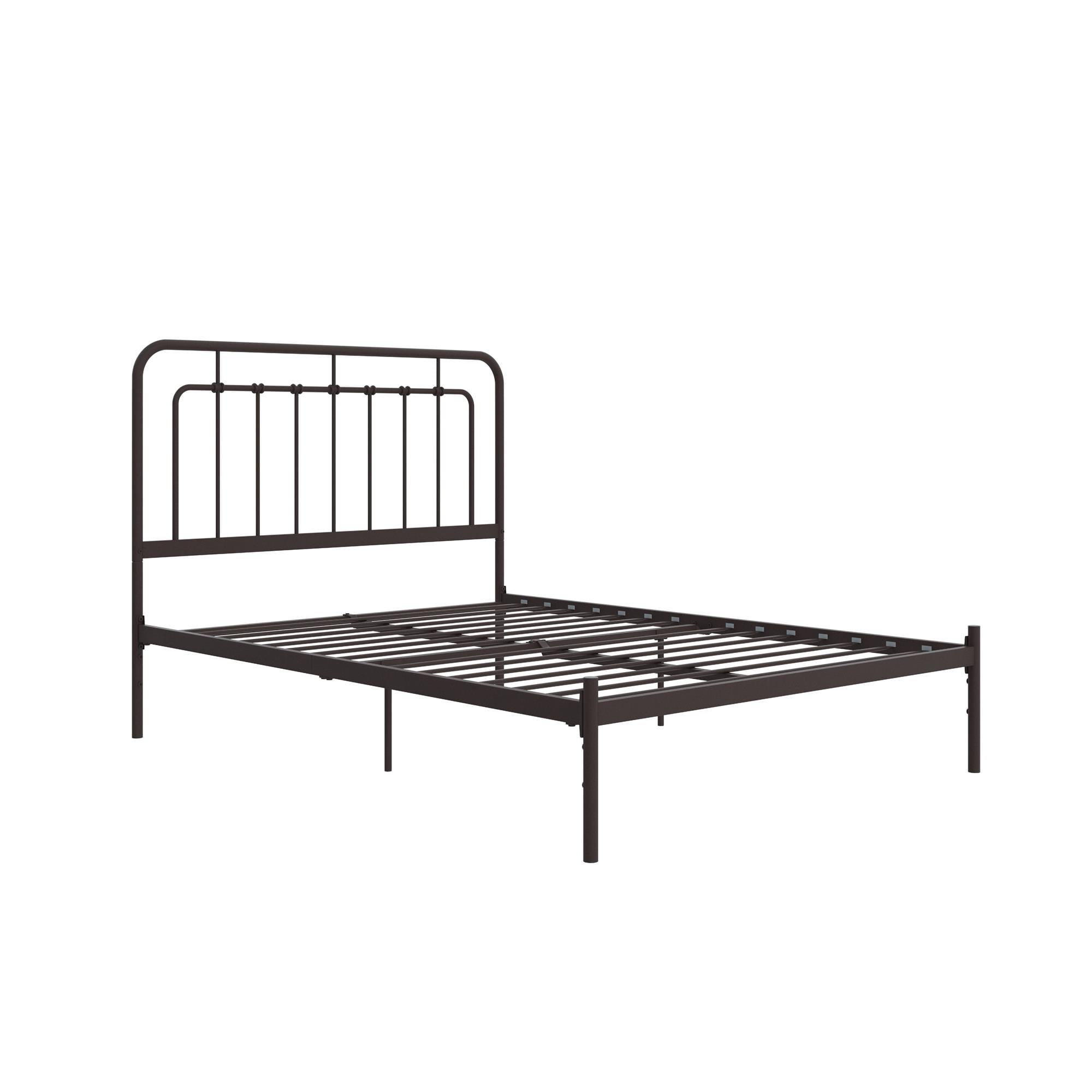 DHP Albany Metal Platform Bed Frame, Bronze, Full Size