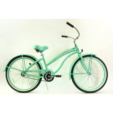 beach cruiser bike mint green