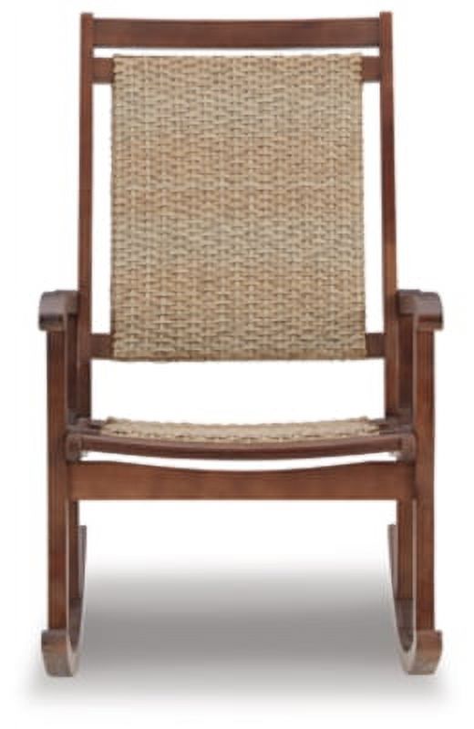 Signature Design by Ashley Casual Emani Rocking Chair  Brown/Natural - image 3 of 8