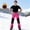 Pink ①, variant on Chiccall Men's Winter Ski Pants with Fleece Lining Colorblock Thermal Warm Waterproof Button Zipper Snow Pants Outdoor Windproof Hiking with Pockets
