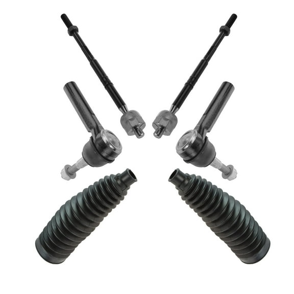 TRQ Front Inner & Outer Tie Rod Set Fits 2010-2017 Chevrolet Equinox GMC Terrain PSA27304
