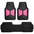 thumbnail image 1 of FH Group 2 Tone Color Floor Mats for Car SUV Van Auto All Weather Heavy Duty Universal Mats 8 Colors, 1 of 3