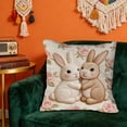 thumbnail image 6 of Cute Animals Decorative Throw Pillow Cover , Animals Family Animals Outdoor Pillow Cases Square Standard Cushion Cover for Sofa Couch Bed Car 17.72x17.72 inch, 6 of 6