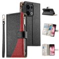 thumbnail image 1 of Funda cartera GANGXUN para OPPO Reno 13 , cuero PU con tarjetero, cremallera, correa de mano, soporte y protección 715°, 1 of 6