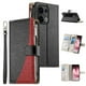 thumbnail image 1 of Funda cartera GANGXUN para OPPO Reno 13 , cuero PU con tarjetero, cremallera, correa de mano, soporte y protección 715°, 1 of 6