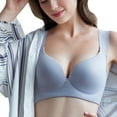 thumbnail image 1 of B91xZ Womens Bras Plus Size Lace Unlined Underwire Bra,Gray 38/85C, 1 of 5