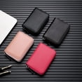 thumbnail image 6 of Genuine Leather Credit Card Holder for Women Card Holder Zipper Wallet RFID Blocking Secure Card Case ID Case Organizer, 6 of 6