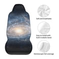 thumbnail image 5 of Honeii The Galaxy Print Car Seat Covers 2 Pieces, Full Set Universal Seat Covers for Cars, Waterproof Auto Seat Protectors, 5 of 7