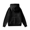 thumbnail image 6 of Stichou Women's Long Sleeve Drawstring Cat Ear Pullover Hoodie Sweatshirt Top Fall Winter Fashion Outfits Black 2XL, 6 of 6