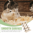 thumbnail image 4 of COMPUKAS 1Set Hamster Steps Wooden Ladder for Small Pets Exercise Boredom Relief Cage Enrichment, 4 of 4