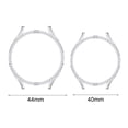 thumbnail image 5 of Watch Case Rhinestone Shockproof Electroplating PC Watch Bumper Screen Protector Cover for Galaxy Watch 4, 5 of 7