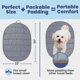thumbnail image 2 of Cama para perros rubyloo 76x56 cm Plegable y Compacta Gris, 2 of 7