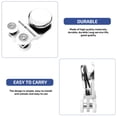 thumbnail image 2 of Miangastore Rouleau de Porte de Douche au Design Professionnel en Alliage de Zinc 1 Ensemble 2,8 X 1,8 Po, 2 of 8
