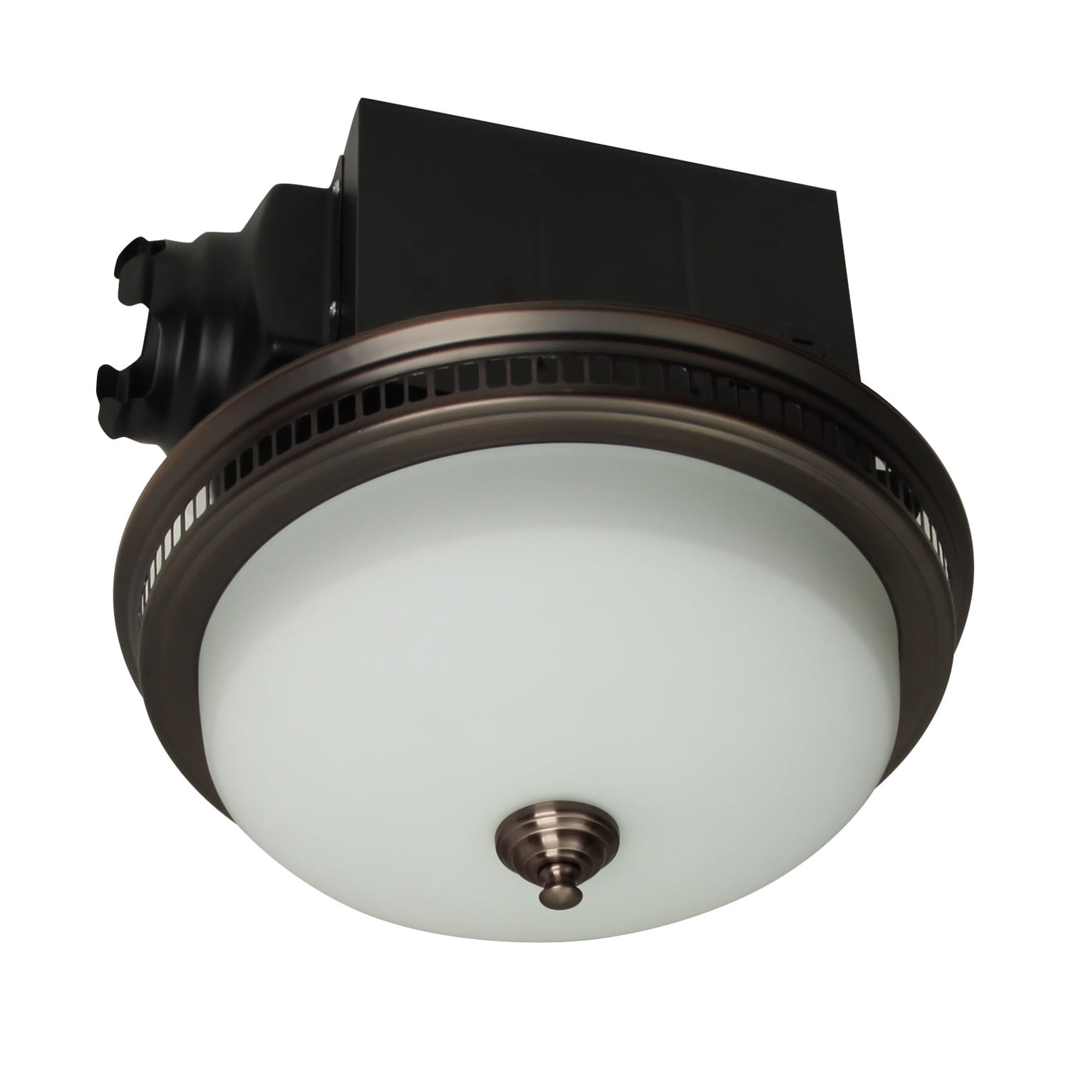 Bathroom Ceiling Exhaust Fan With Light Toilet Air Vent Fan Round Ventilation 