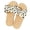 White, variant on Women's Polka Dot Bow Woven Slides, Non-Slip Summer Sandals
