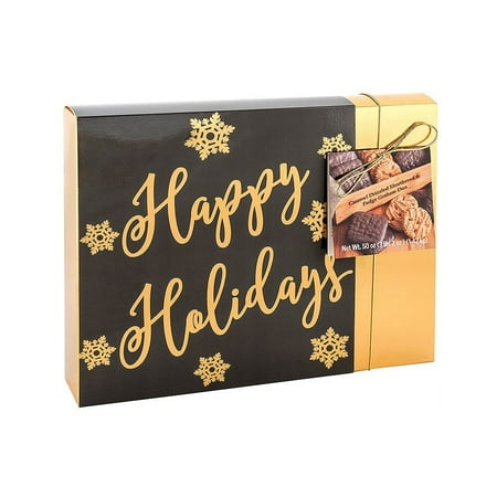 Holiday Fudge - Holiday Cookies, Fudge Graham and Caramel Drizzled Shortbread, 50 Oz, Happy