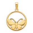 thumbnail image 4 of Finest Gold 14K Epoxy Butterfly Pendant, 4 of 4