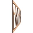 thumbnail image 3 of Ekena Millwork 47"W x 12"H x 1/4"T Whitechapel Fretwork Moulding, Hickory, 3 of 13