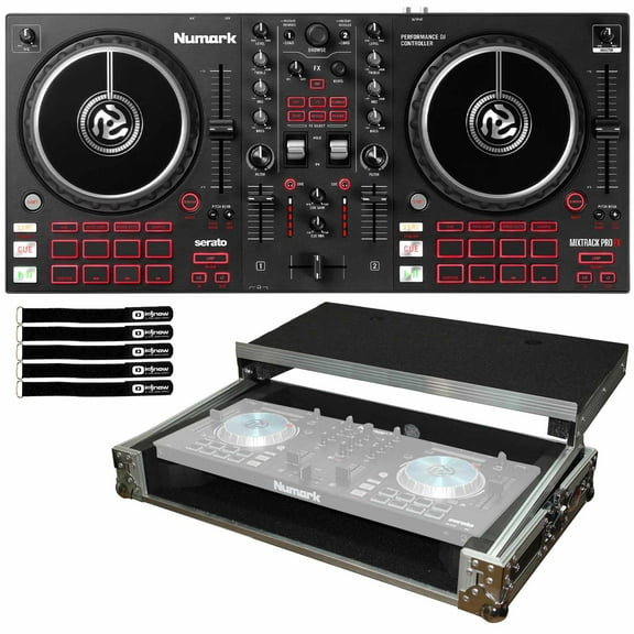 Numark Mixtrack Pro FX 2-Deck DJ Controller with Universal Controller Case Package