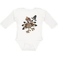 thumbnail image 3 of Inktastic Happy Thanksgiving Turkey Boys or Girls Long Sleeve Baby Bodysuit, 3 of 5