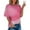 Pink, variant on Oalirro T-Shirt for Women Tie Dye Shirt Graphic Tee Letter Print Casual Short Sleeve Crew Neck Tops Casual Blouse Sky Blue,S-5XL
