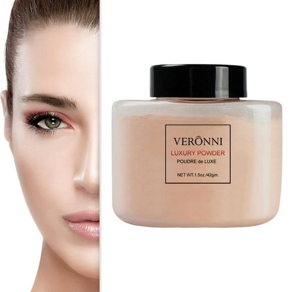 Polvo facial suelto exterior exterior exterior duradero Piel suave Translúcido imperfecciones, crea un de enfoque suave, maquillaje facial Polvo de ajuste 03 Yinane base de maquillaje para rostro suelto