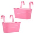 thumbnail image 2 of YIgang 2PCS Garden Tool Metal Iron For Railing Fence Home Decor Detachable Balcony Plant Holder Hanging Flower Pots Hooks, 2 of 22