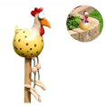 thumbnail image 3 of Decoración de jardín decoración de pollo, decoración de jardín de pollo amarillo Jormftte MZQ-0584-1, 3 of 7
