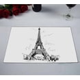 thumbnail image 2 of PKQWTM Eiffel Tower d Kitchen Dining Table Mats Placemats Size 12x18 Inches, Set of 2 Pieces, 2 of 2