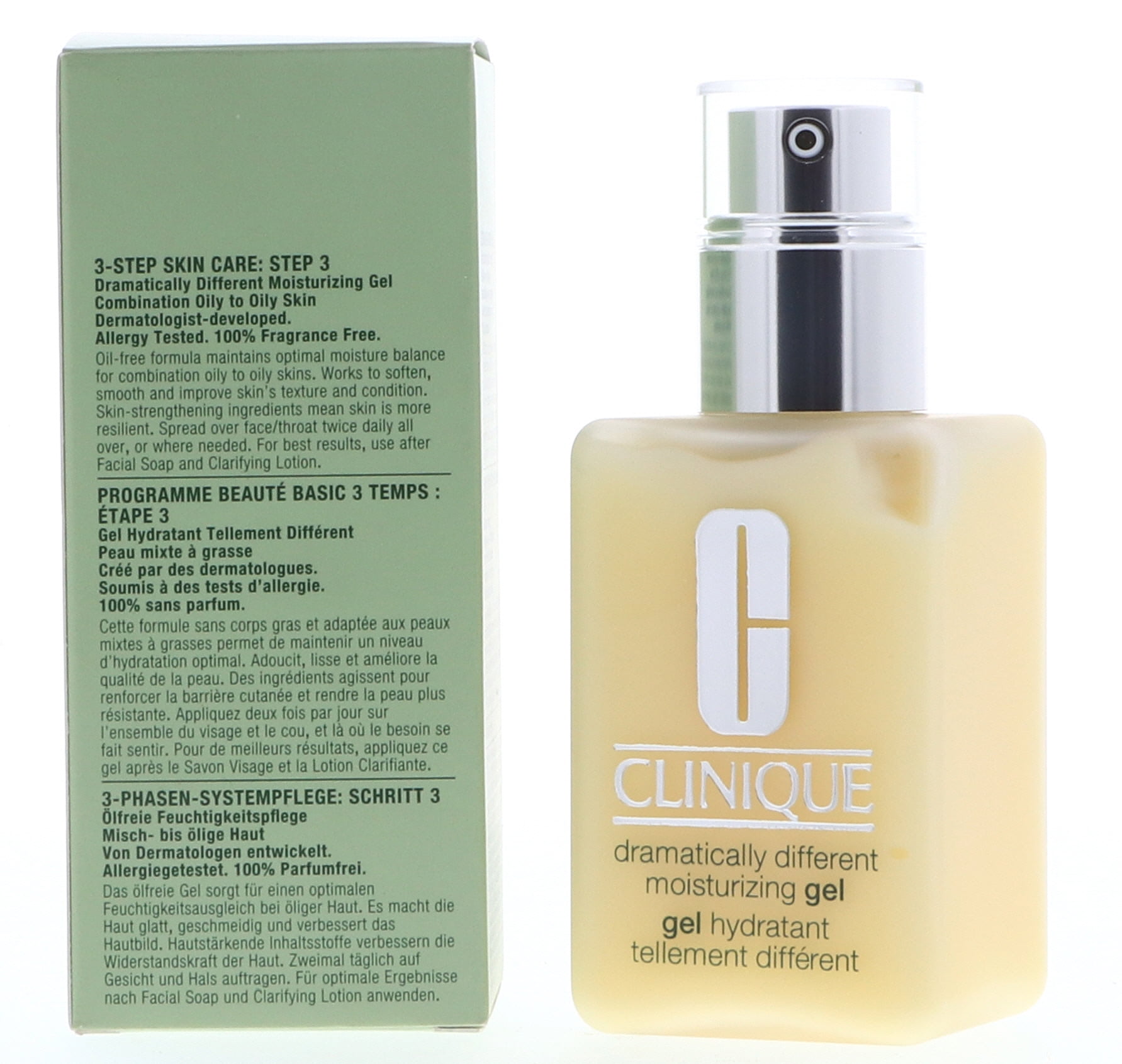 4.2oz Clinique - Dramatically Different Moisturizing Gel (Combination Oily To Oily With Pump) 1 Pack