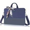 thumbnail image 1 of Laptop Bag 15.6 Inch - For Women Carrying Computer Shoulder Messenger Case Blue, 1 of 5