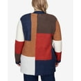 thumbnail image 5 of Alfred Dunner Womens Plus-Size Autumn Colorblock Cardigan, 5 of 6